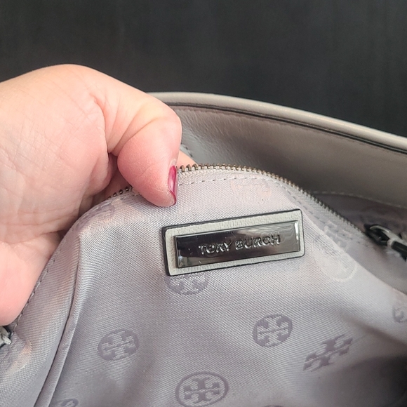 Tory burch grey handbag - Picture 4 of 5